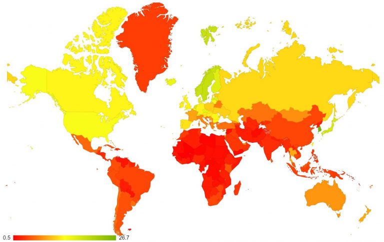 Average Internet Speeds By Country