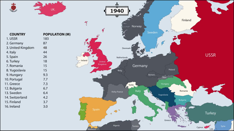 Watch European Borders Change From 400bc To 2018 Timelapse