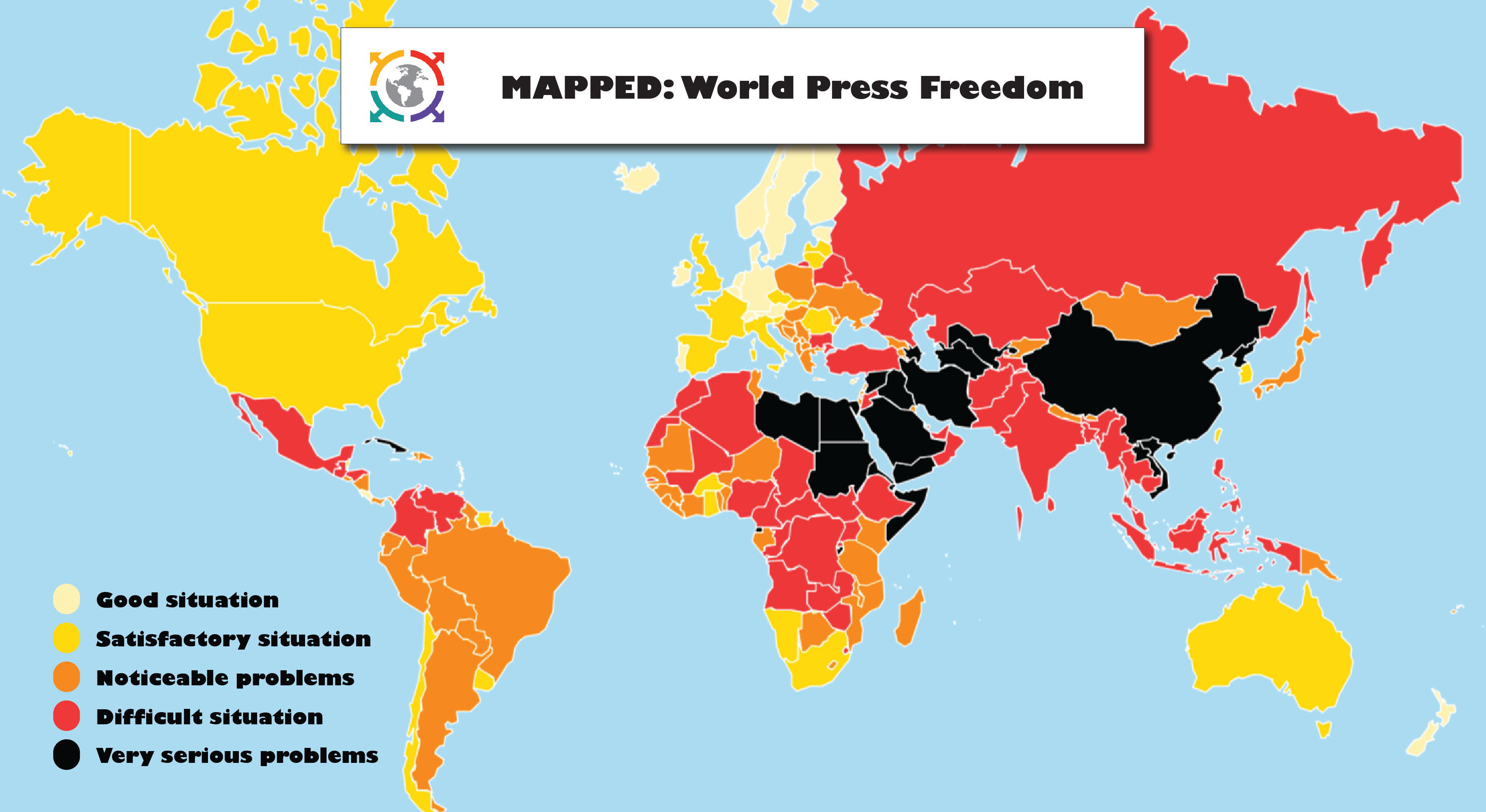 World Press Freedom Day Map Shows The Countries With The Least Press