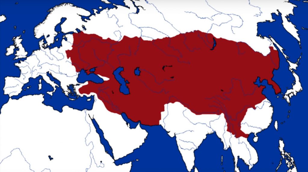 The Mongol Empire of Genghis Khan, Watch The Rise and Fall Tony Mapped It