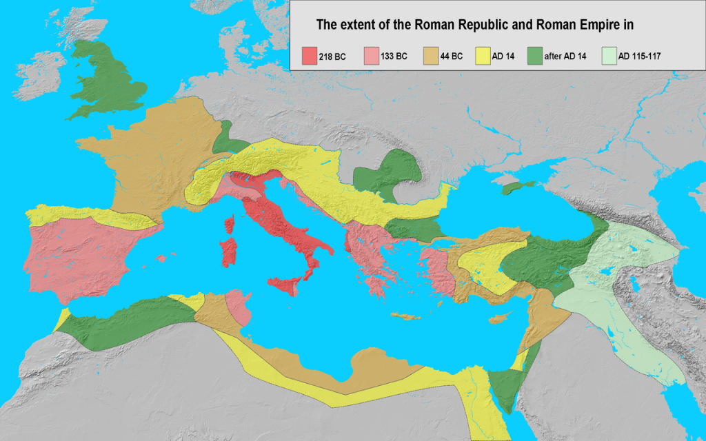 Roman Empire 31 Maps Of The Rise And Fall Tony Mapped It