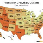 map population growth by us state 2000 2018