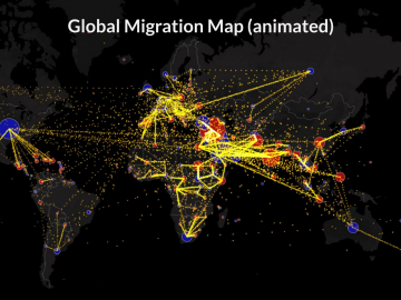 global migration flows map